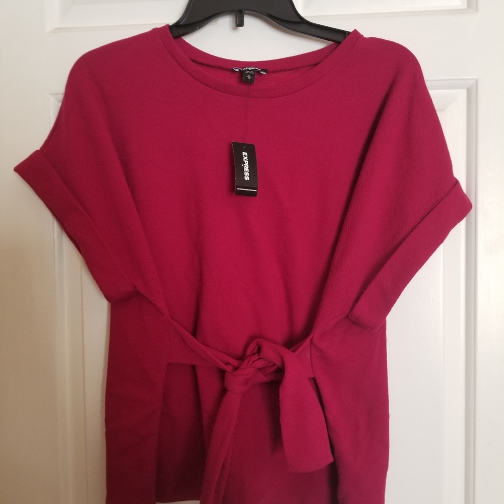 Tie front top